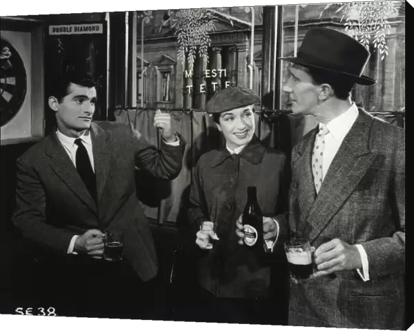 Bonar Colleano, Pat Kirkwood and Nat Jackley in Maurice Elveys Stars in Your Eyes (1956)