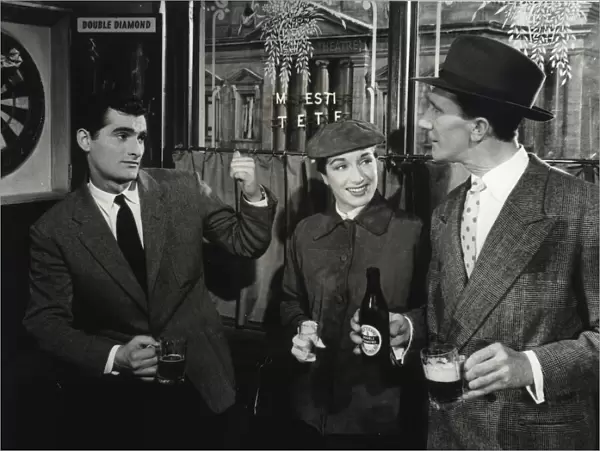 Bonar Colleano, Pat Kirkwood and Nat Jackley in Maurice Elveys Stars in Your Eyes (1956)