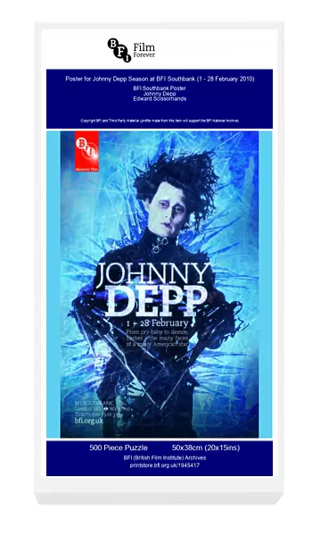 Poster for Johnny Depp Season at BFI Southbank (1 - 28 February 2010)