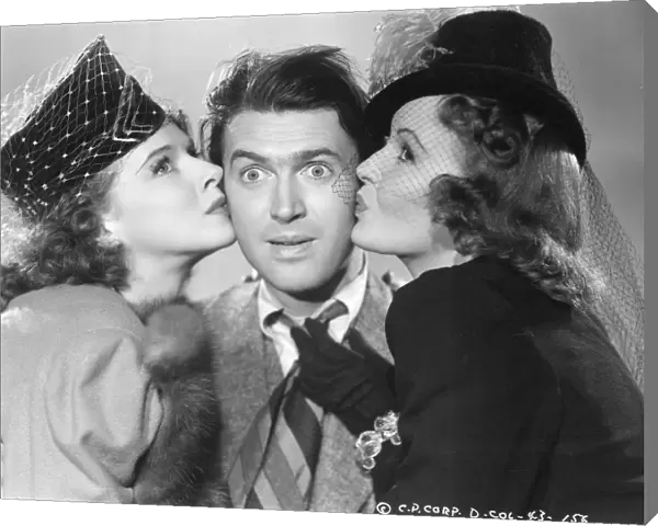 Dorothy Comingore, James Stewart, and Frances Gifford in Frank Capras Mr Smith Goes to Washington (1939)