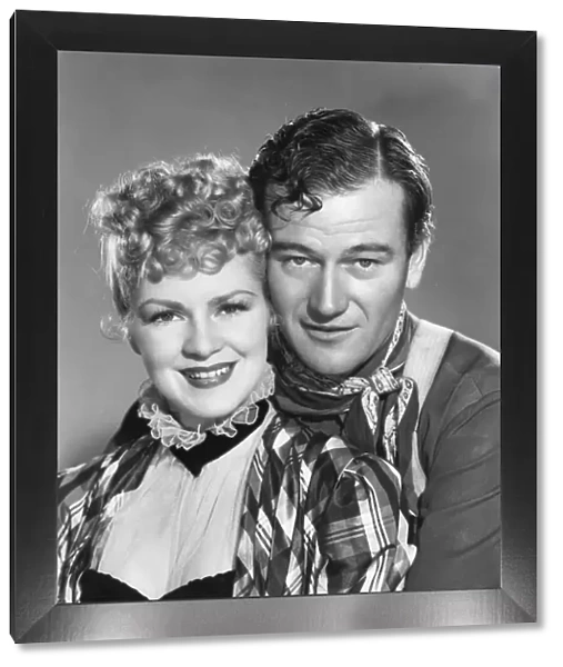 Claire Trevor and John Wayne in John Fords Stagecoach (1939)