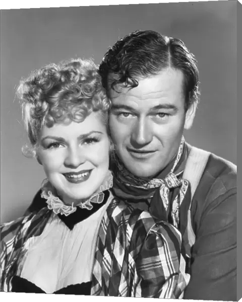 Claire Trevor and John Wayne in John Fords Stagecoach (1939)