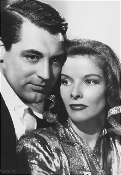 Cary Grant and Katharine Hepburn in Howard Hawks Bringing Up Baby (1938)