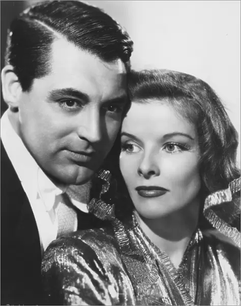 Cary Grant and Katharine Hepburn in Howard Hawks Bringing Up Baby (1938)
