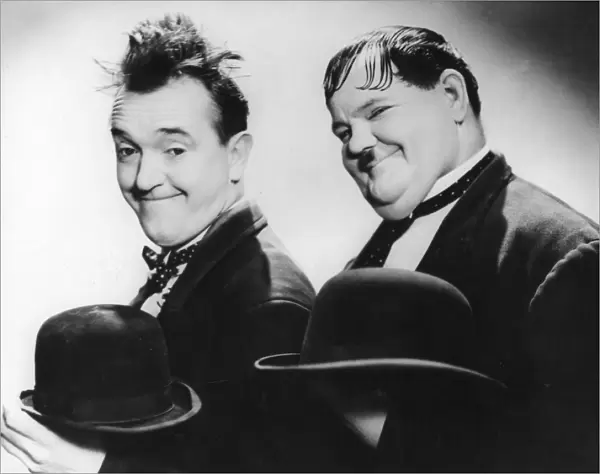 Stan Laurel and Oliver Hardy (Laurel & Hardy) in James W Hornes Way Out West (1937)