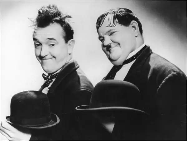 Stan Laurel and Oliver Hardy (Laurel & Hardy) in James W Hornes Way Out West (1937)