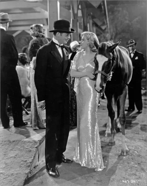 Clark Gable and Jean Harlow in Jack Conways Saratoga (1937)
