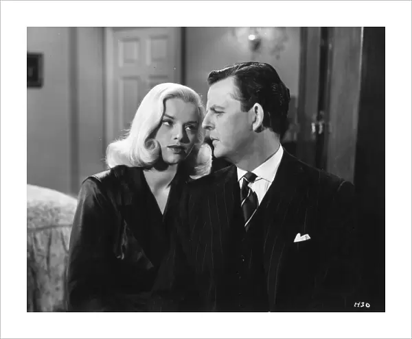 Diana Dors and David Tomlinson in Maurice Elveys Is Your Honeymoon Really Necesary (1953)