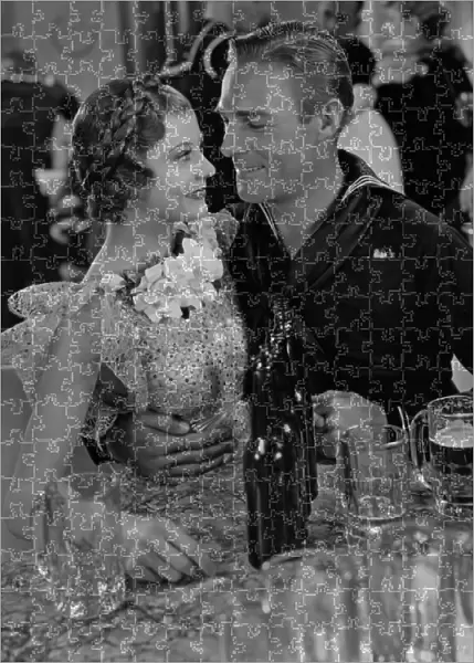 Randolph Scott and Harriet Hilliard in Mark Sandrichs Follow The Fleet (1936)