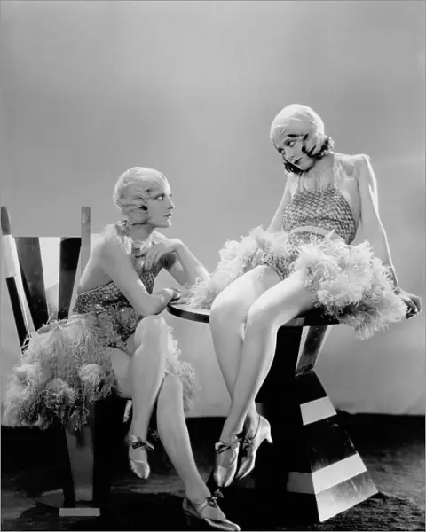 Evelyn Brent and Merna Kennedy in Paul Fejos Broadway (1929)
