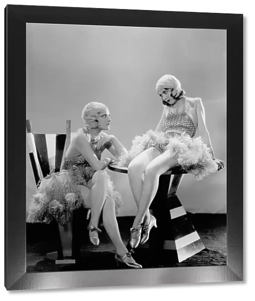 Evelyn Brent and Merna Kennedy in Paul Fejos Broadway (1929)