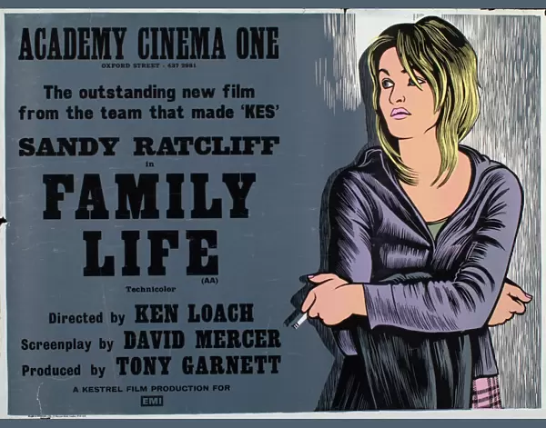 Academy Poster for Ken Loachs Family Life (1971)
