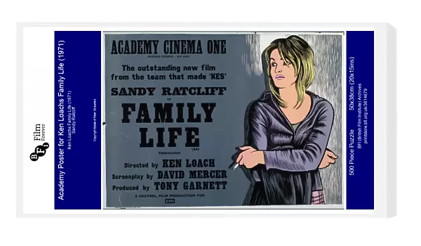 Academy Poster for Ken Loachs Family Life (1971)