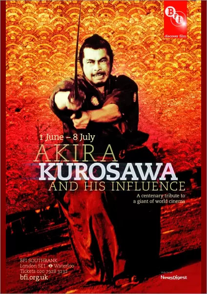 Poster for Akira Kurosawa Season at BFI Southbank (1 Jun - 8 Jul 2010)