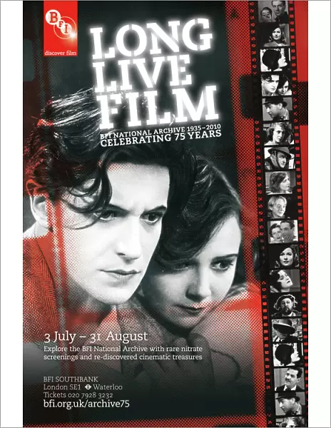 Poster for LONG LIVE FILM Season at BFI Southbank (3 July - 31 August 2010)