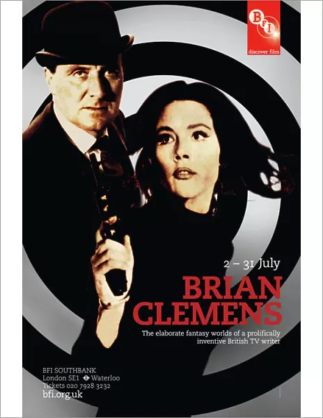Poster for Brian Clemens Season at BFI Southbank (2 - 31 July 2010)