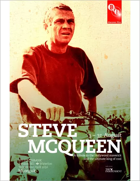 Poster for Steve McQueen Season at BFI Southbank (3 - 31 August 2010)