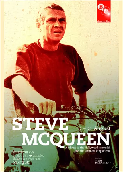 Poster for Steve McQueen Season at BFI Southbank (3 - 31 August 2010)