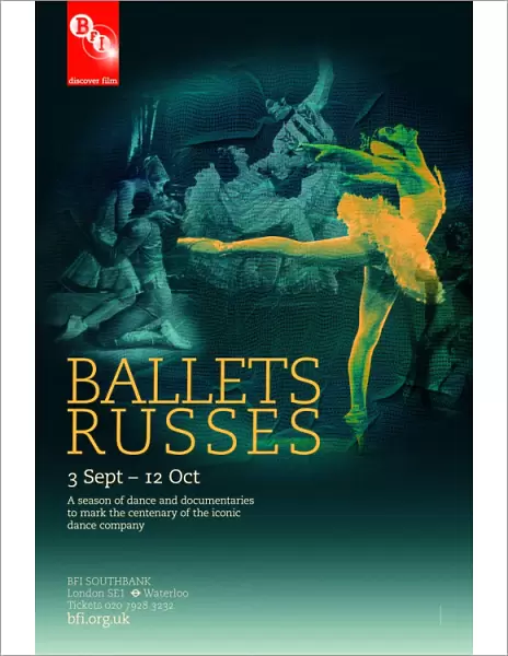 Poster for Ballets Russes Season at BFI Southbank (3 September - 12 October 2010)