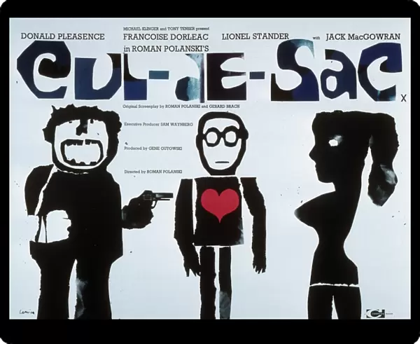 Film Poster for Roman Polanskis Cul-De-Sac (1966)