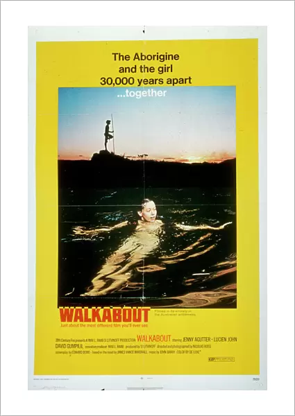 Film Poster for Nicholas Roegs Walkabout (1970)