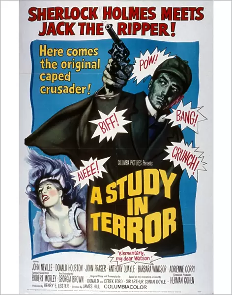 Film Poster for James Hills A Study in Terror (1965)