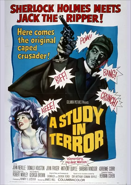 Film Poster for James Hills A Study in Terror (1965)