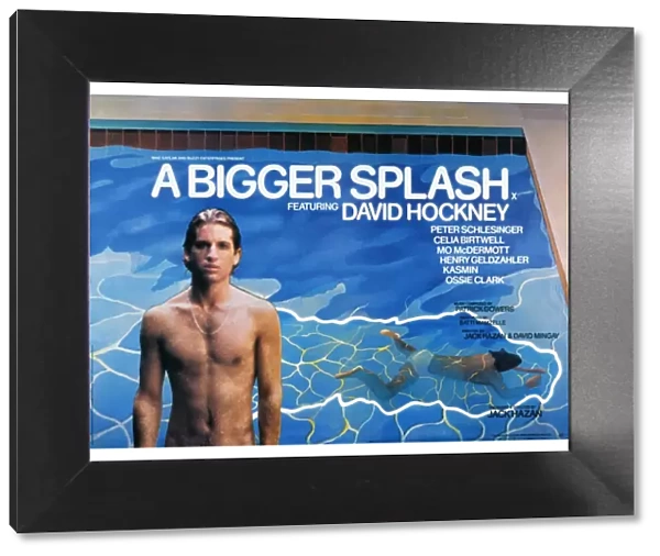 Film Poster for Jack Hazans A Bigger Splash (1974)