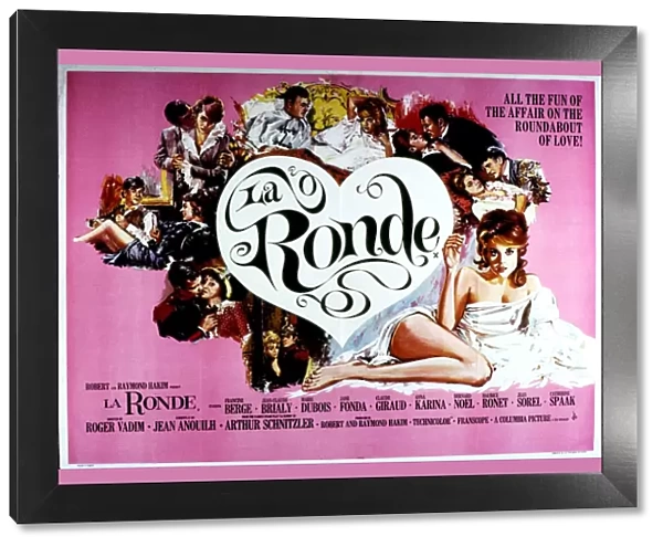 Film Poster for Roger Vadims La Ronde (1964)