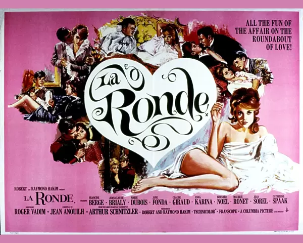 Film Poster for Roger Vadims La Ronde (1964)