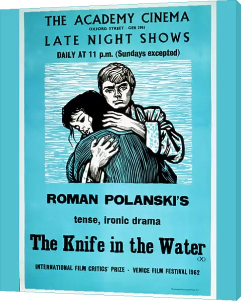 Academy Poster for Roman Polanskis The Knife in Water (1962)