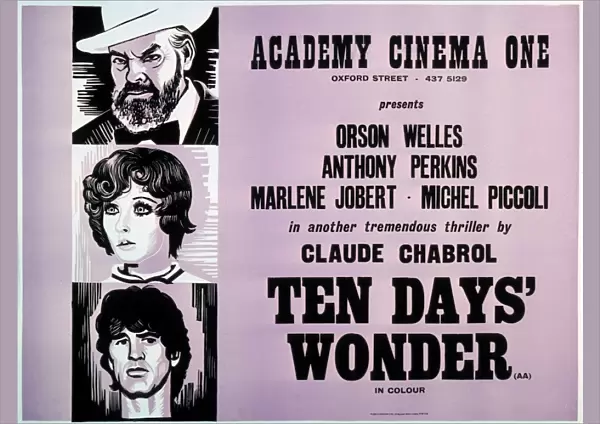 Academy Poster for Claude Chabrols Ten Days Wonder (1971)