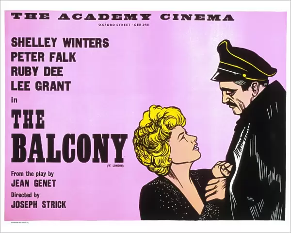 Academy Poster for Joseph Stricks The Balcony (1963)