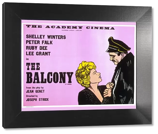 Academy Poster for Joseph Stricks The Balcony (1963)