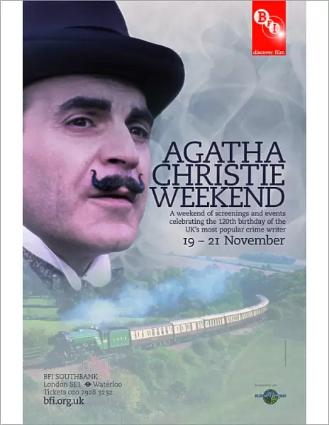Poster for Agatha Christie Weekend at BFI Southbank (15-21 November 2010)