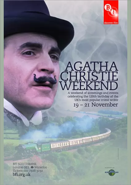 Poster for Agatha Christie Weekend at BFI Southbank (15-21 November 2010)