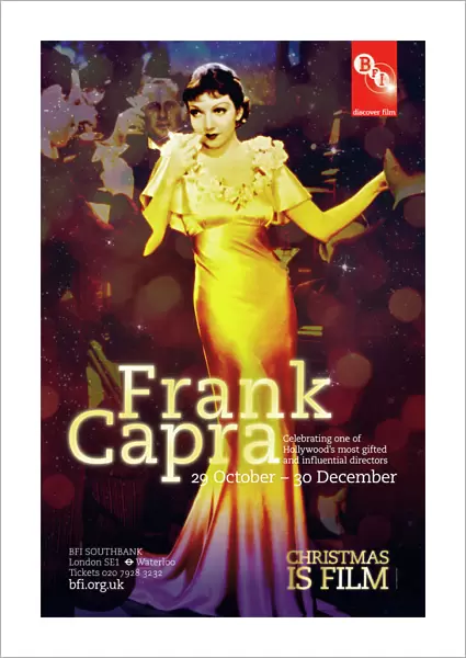 Poster for Frank Capra Season at BFI Southbank (29 October - 30 December 2010)