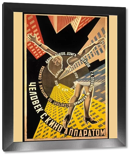 Poster for Dziga Vertovs Man With A Movie Camera (1928)