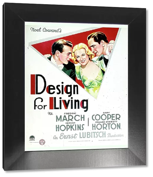 Poster for Ernst Lubitschs Design For Living (1933)