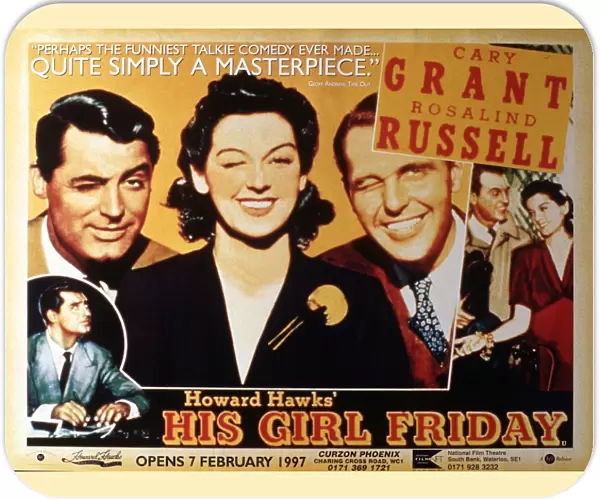 Poster for Howard Hawks His Girl Friday (1939)