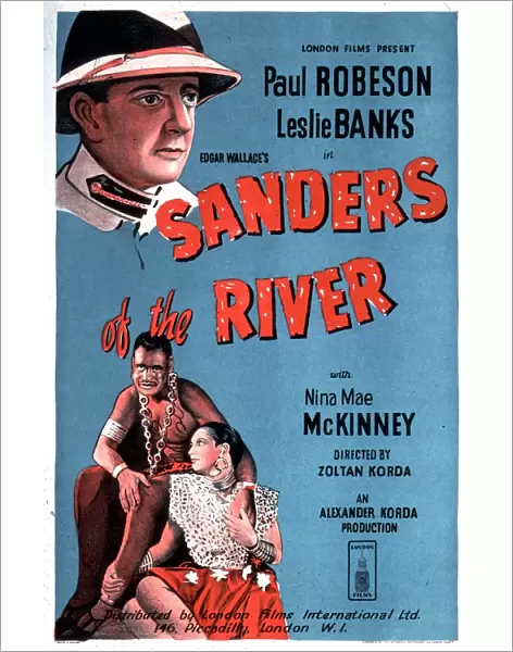 Poster for Zoltan Kordas Sanders of the River (1935)