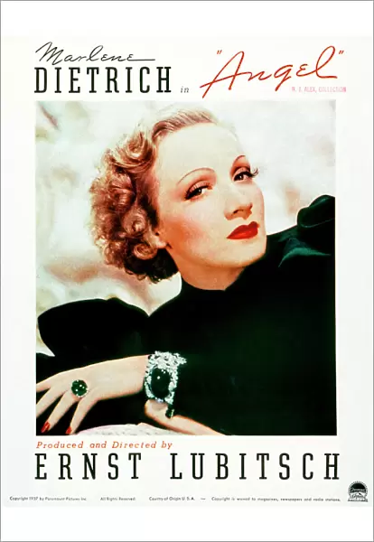 Poster for Ernst Lubitschs Angel (1937)