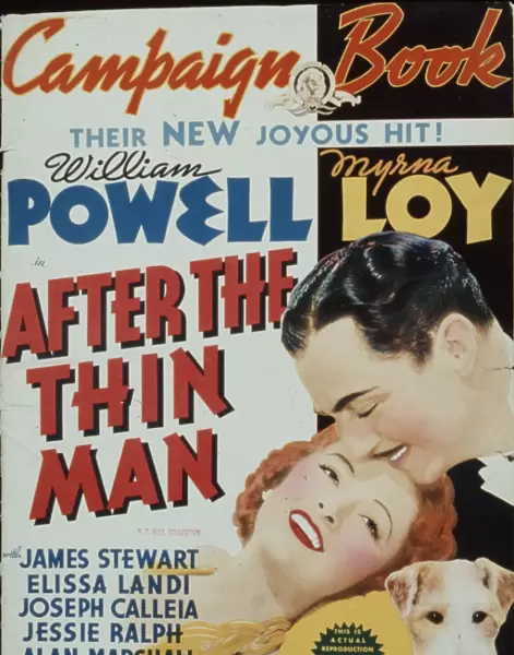 Campaign Book Cover for WS Van Dykes After The Thin Man (1936)