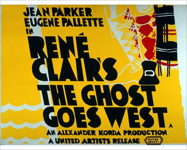Poster for Rene Clairs The Ghost Goes West (1935)