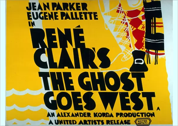 Poster for Rene Clairs The Ghost Goes West (1935)