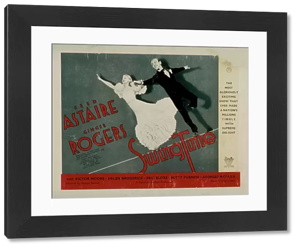 Poster for George Stevens Swing Time (1936)
