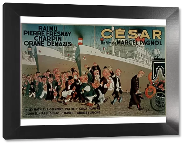 Poster for Marcel Pagnols Cesar (1936)