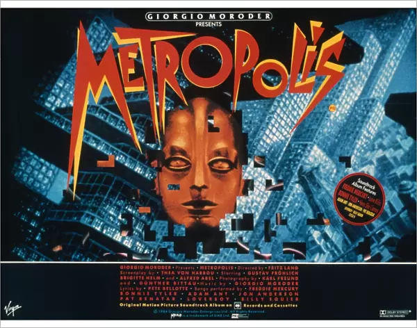Poster for Fritz Langs Metropolis (1927)