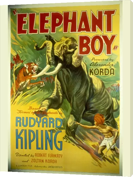 Poster for Robert Flahertys Elephant Boy (1937)