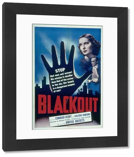 Poster for Michael Powells Blackout (1940)